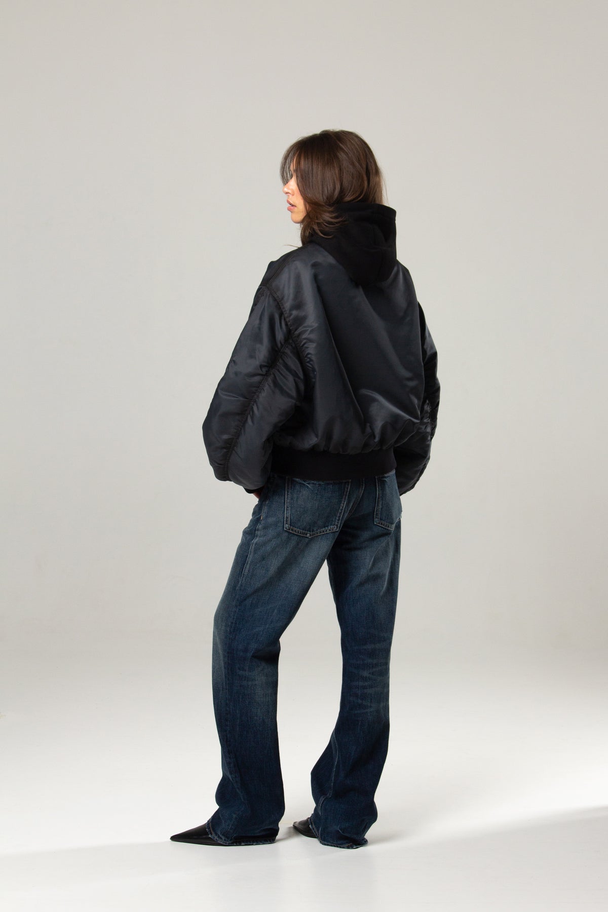 SPRAYED SEAM BOMBER JACKET